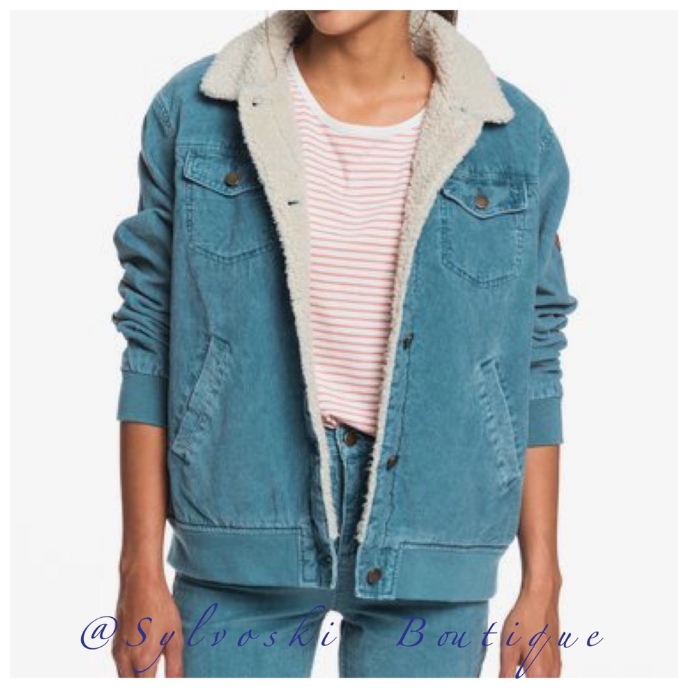 🔥 Desert Sands Sherpa-Lined Corduroy Jacket NWT - Picture 2 of 7